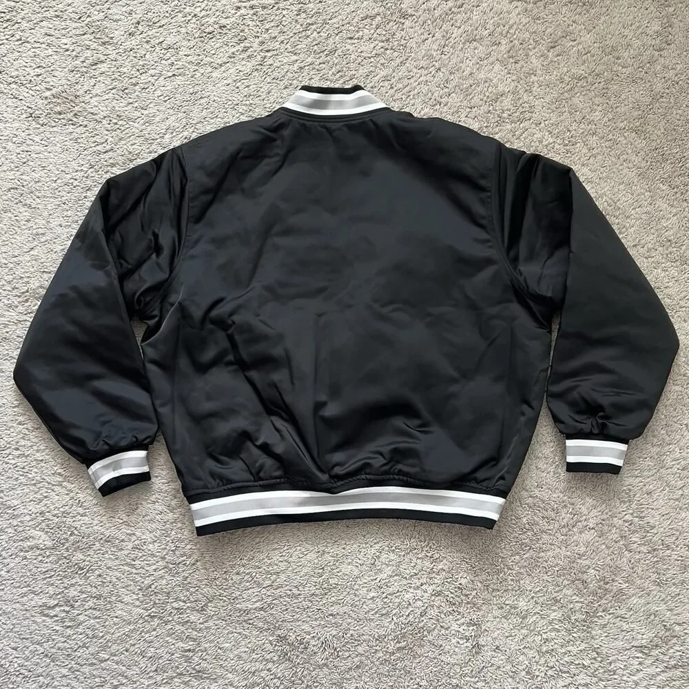 Nike Therma-Fit Authentic Dugout Jacket Black Satin DX0658-010 Men's XL NWT - Picture 6 of 8